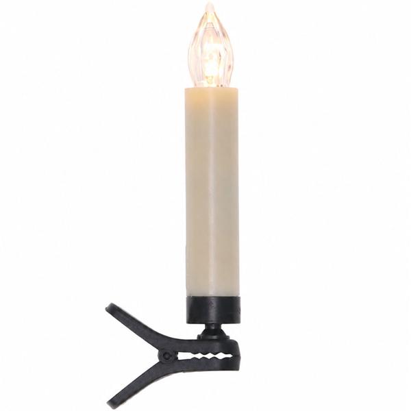 20 candele LED wireless per albero di Natale - Dimmerabili & effetto fiamma tremolante - Incl. telecomando, timer 4/8 h - IP44 - bianco caldo