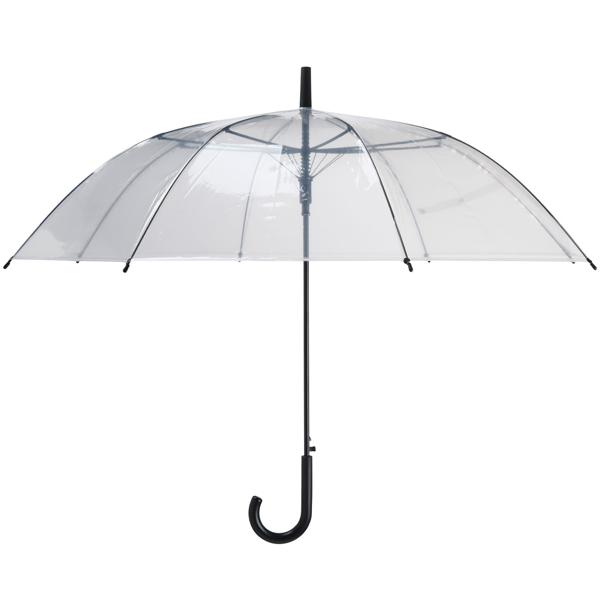 2er-Set Transparenter Kuppel-Regenschirm, Ø 100 cm – Modern & stilvoll, stabiler Stockschirm, klare Sicht bei Regen