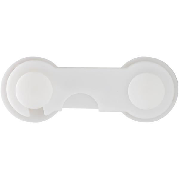 Bloque-portes adhésifs bébés (lot de 10) - Sécurité enfant tiroirs, placards, vitrines - Pastilles 3M blanches - Installation facile sans perçage