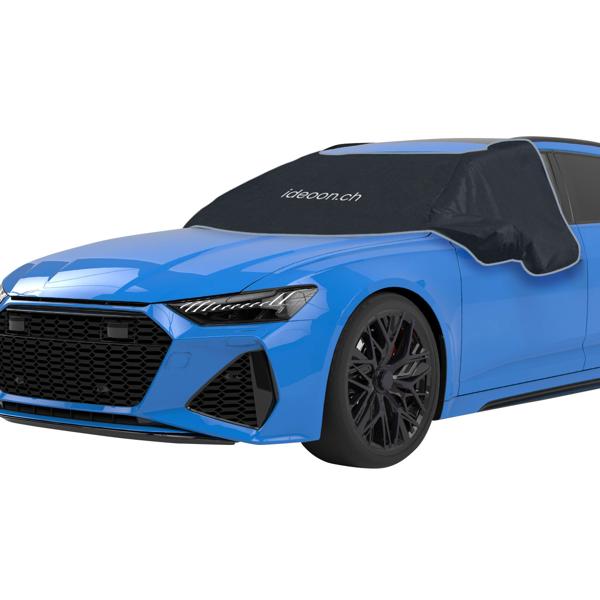 Copri parabrezza per auto, fissaggio magnetico, 270 x 94 cm, protegge anche i finestrini laterali, gli specchietti e le serrature da ghiaccio e neve