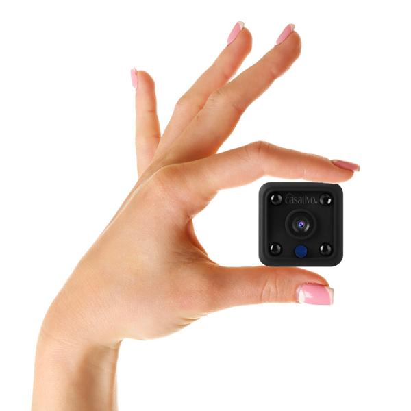 Micro-IP-Kamera Akkubetrieb HD 720p, 120° Weitwinkel, Nachtsicht, WLAN: Diskret, leistungsstark, Sichern Sie Ihr Zuhause jederzeit & überall!