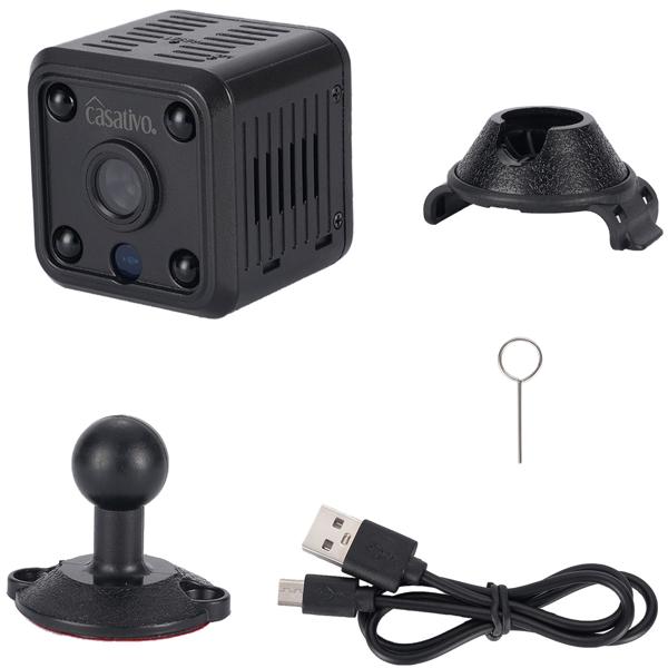 Micro-IP-Kamera Akkubetrieb HD 720p, 120° Weitwinkel, Nachtsicht, WLAN: Diskret, leistungsstark, Sichern Sie Ihr Zuhause jederzeit & überall!