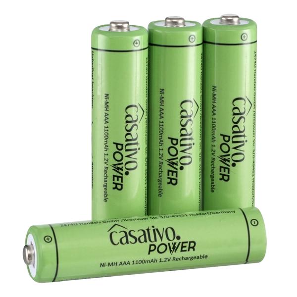 AAA Akkus 1100 mAh im 8er Pack mit Case – Wiederaufladbar, Stark & Universell einsetzbar für viele Geräte