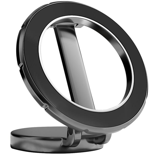 3 supports de smartphone pour voiture compatibles MagSafe, argentés, pivotants à 360° – installation facile, supports magnétiques sûrs pour iPhone 16, 15, 14, 13, 12