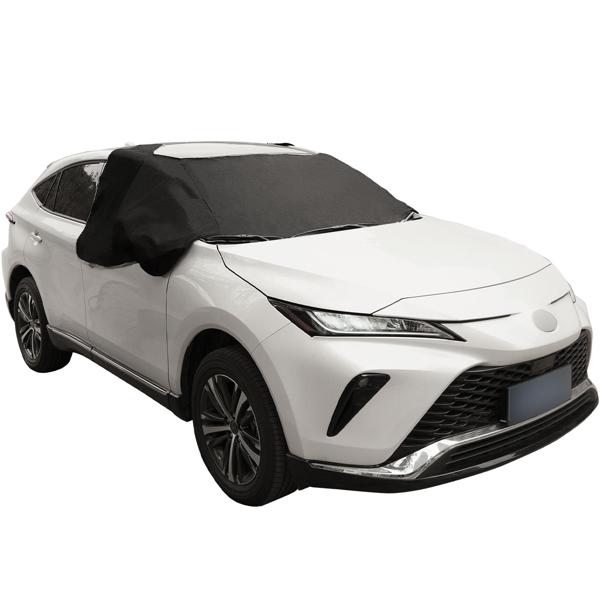 3 Bâches Pare-Brise Magnétiques Anti-Givre Hiver/Été - Protection Vitres Latérales Rétroviseurs Serrures - Textile PP 270x94 cm Universel 12 Aimants