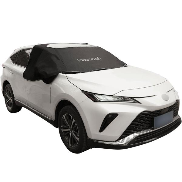 3 protège pare-brise magnétiques 270 x 94 cm – protègent vitres latérales, rétroviseurs et serrures – bâches antigivre hiver pour voiture