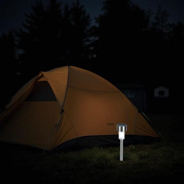 6 mini-lampes d’extérieur – balises solaires avec capteur crépusculaire et piquet – résistantes aux intempéries – éclairage automatique et élégant pour des allées sûres