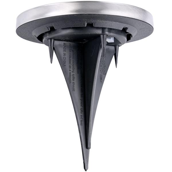 Proiettore solare da pavimento di pregio, 200 lm, IP44, con picchetto: lampada esterna luminosa per giardino e sentieri – crea sicurezza e accenti di luce