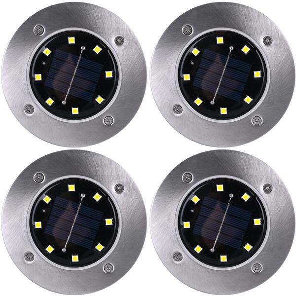 Edles 16er-Set Solar-Bodenstrahler 200lm IP44 mit Erdspiess: Helle Aussenleuchte für Garten & Weg – Schaffen Sie Sicherheit & Lichtakzente