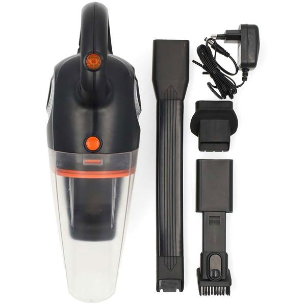 Leistungsstarker Nass- & Trocken-Handsauger, 90 Watt, 7 kPa, Li-Ion-Akku – Inklusive Fugendüse & Staubdüse für vielseitigen Einsatz