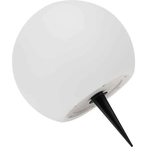 Solar-LED-Leuchtkugel, Ø 30cm, RGBW mit Fernbedienung, 60 Lu, IP67. Farbwechsel-Lichtkugel für Garten & Terrasse, wetterfest & kabellos