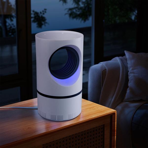 Effektiver Insektenvernichter mit UV-Licht & starker Saugfunktion: Entfernt Mücken & Fliegen hygienisch & sicher, ideal für Haus, Garten & Camping