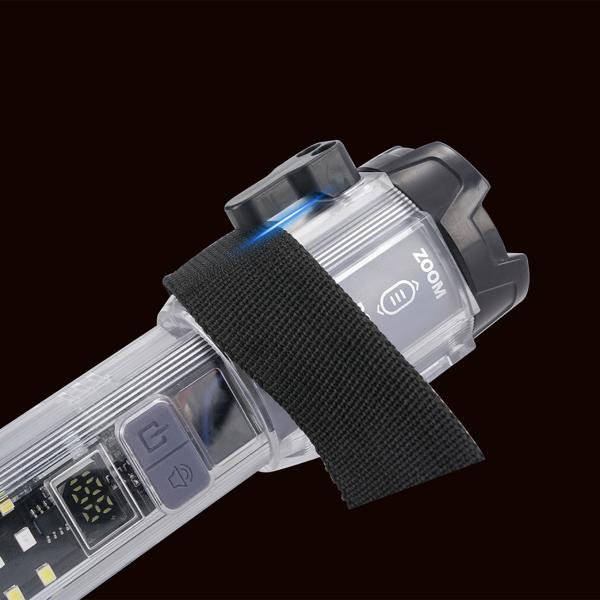 Leistungsstarke Akku-Taschenlampe mit Notfallhammer, Gurtschneider & Powerbank - Ihr zuverlässiger Begleiter für Auto, Camping & Notfälle