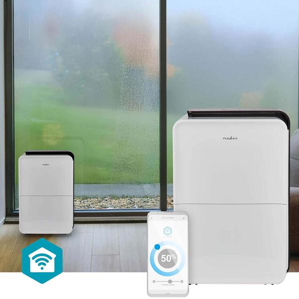 Multifunktionaler SmartLife 4in1 Luftentfeuchter, 30 l/Tag, App-Steuerung, beugt Schimmelbildung vor, stabiles Raumklima bis 50 qm