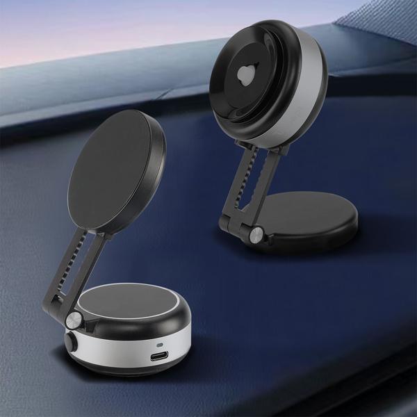 Ultra-Starker Magnetischer Smartphone-Halter mit elektrischem Vakuum-Saugnapf - Super Halt – Sicherer & mobiler Smartphone-Halter für Auto, Küche & Schreibtisch