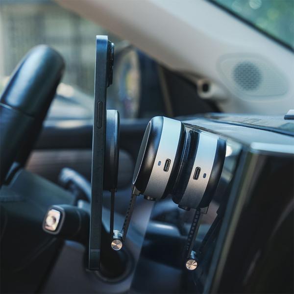 Ultra-Starker Magnetischer Smartphone-Halter mit elektrischem Vakuum-Saugnapf - Super Halt – Sicherer & mobiler Smartphone-Halter für Auto, Küche & Schreibtisch