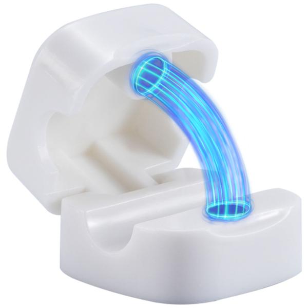 12er-Set Kabelorganizer mit Magnetclip, weiss: Schreibtisch-Kabelhalter, selbstklebend & flexibel – Nie wieder Kabelsalat im Büro & Zuhause