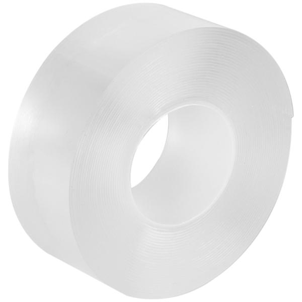 Doppelseitiges Nano-Klebeband Transparent (5m x 30mm): Starke 110g/cm² Haltekraft, Wiederverwendbar, spurlos ablösbar