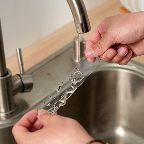 Doppelseitiges Nano-Klebeband Transparent (5m x 50mm): Starke 110g/cm² Haltekraft, Wiederverwendbar, spurlos ablösbar