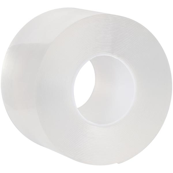 Doppelseitiges Nano-Klebeband Transparent (5m x 50mm): Starke 110g/cm² Haltekraft, Wiederverwendbar, spurlos ablösbar