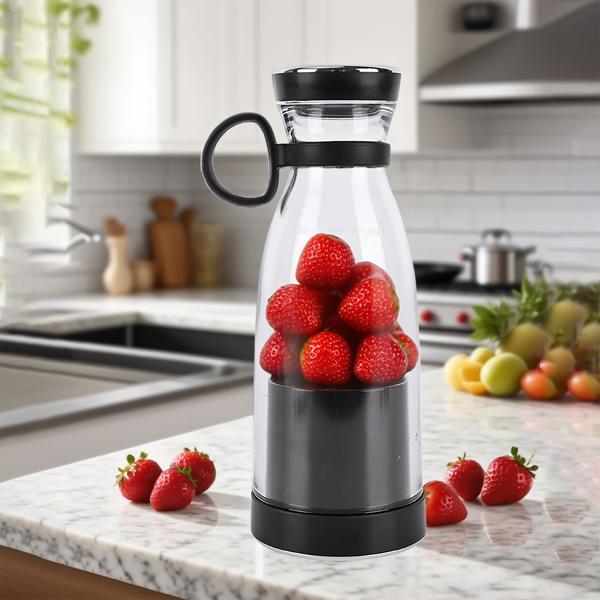 Mobiler Smoothie Maker 300ml, Akku: Elektrisch, trendig, kompakt & leistungsstark – Ihr portabler Vitamin-Kick Mixer für unterwegs & Fitness