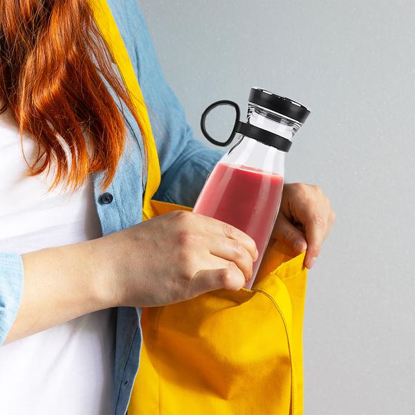Mobiler Smoothie Maker 300ml, Akku: Elektrisch, trendig, kompakt & leistungsstark – Ihr portabler Vitamin-Kick Mixer für unterwegs & Fitness