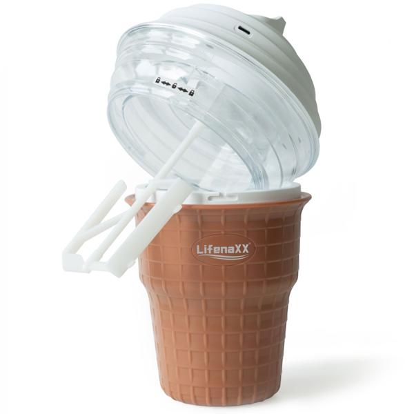 Gelatiera di design 450 ml: gelatiera facile e veloce - Ideale per gelati cremosi, sorbetti e frozen yogurt a casa propria