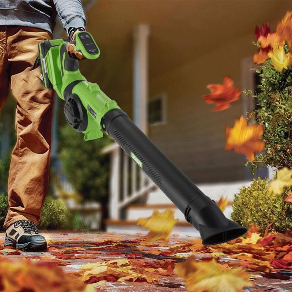 Souffleur de feuilles sans fil 20 V, 1,3 kg – nettoyage rapide et sans effort du jardin – parfait pour maison, jardin, terrasse