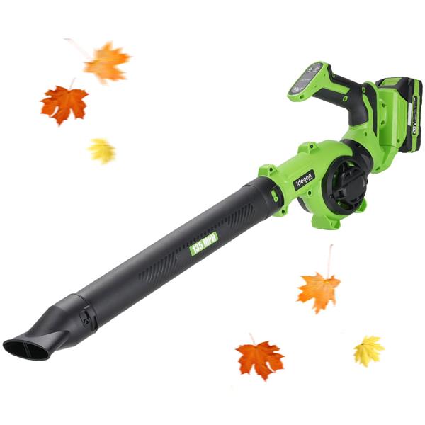 Souffleur de feuilles sans fil 20 V, 1,3 kg – nettoyage rapide et sans effort du jardin – parfait pour maison, jardin, terrasse