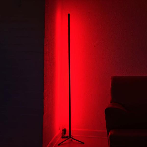 WLAN-Ecklicht Corner Lamp, Traumfarbe, RGB, dimmbar, 1,5m: Tuya-kompatibel & Google Assistant/Amazon Alexa - ideal für Streaming & cooles Wohnambiente