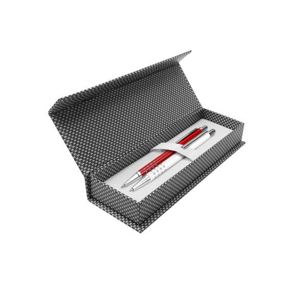 Schreibset Kugelschreiber und Druckminenbleistift Schweizer Design, Stifte, Geschenkset Schreibset Kugelschreiber und Druckminenbleistift Schweizer Design, Stifte, Geschenkset