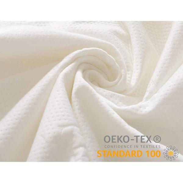 Wasserdichte, elastische Matratzenauflage - 120x195x25 cm - Schutz vor Verunreinigungen & Milben - Waschbar - Weich & Hygienisch - Made in Italy