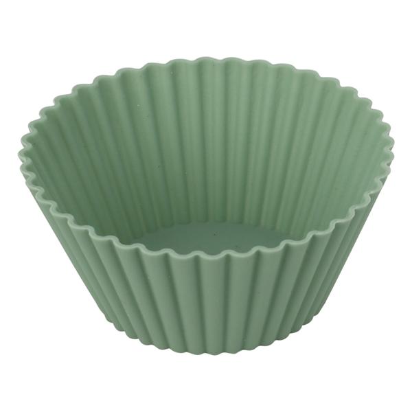 8 Stampi Per Cupcake In Silicone Riutilizzabili – FDA, Adatti A Forno, Microonde E Friggitrice Ad Aria (Arancione)