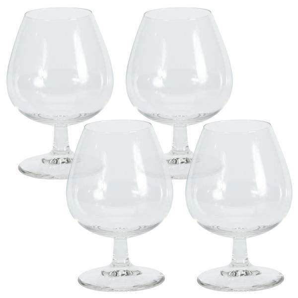 Set di 4 bicchieri da cognac, set di bicchieri da shot, 350 ml
