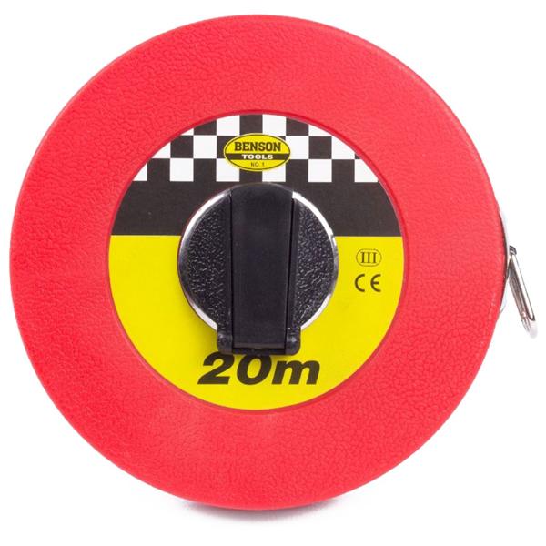 Ruban à mesurer, mètre à ruban. 20 m