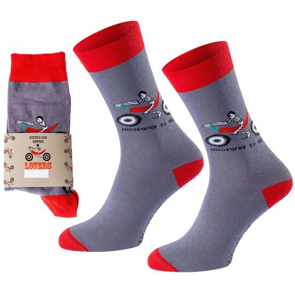 Freizeitsocken Biker 1 Paar - Kein Einschneiden/Verrutschen - Perfekte Passform, weich, atmungsaktiv, langlebig - Gr. 41-45 - Made in Europe