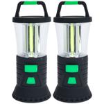 2er-Set COB-LED Camping Laterne, 400 lm