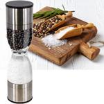 Salz-und Pfeffermühle, 2-in-1, Edelstahlgehäuse, edles Design