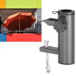 Sonnenschirmhalter für Balkone & Geländer bis 7,5 cm & Schirme bis Ø 3,5 cm
