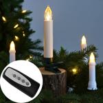 Catena luminosa a LED per albero di Natale per interni ed esterni, 60 candele LED, bianco, 11,6 m