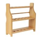 Porte-tubes à essai pour 12 tubes, porte-épices, porte-tubes à essai, 21 x 8 x 20 cm