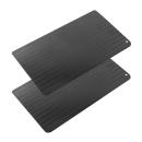 2er-Set schnelle Auftauplatten Metalllegierung - Auftaubretter für Nahrungsmittel - Schnelles, schonendes Auftauen ohne Strom - Anti-Haft-Beschichtung, 35x20.5x1 cm
