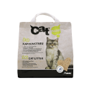 Litière pour chats 100% fibres de bois actives naturelles, litière agglomérante pour chats très absorbante, 2,1 kg