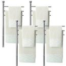 set di 8 asciugamani 100% cotone, asciugamano per mani e ospiti, verde, 60 x 100 cm, 40 x 60 cm